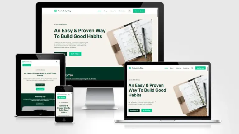 Mẫu web blog affiliate