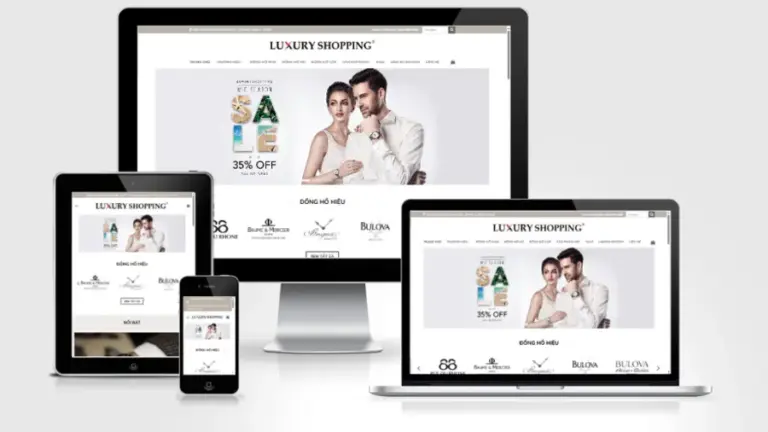 Mẫu website bán đồng hồ 02