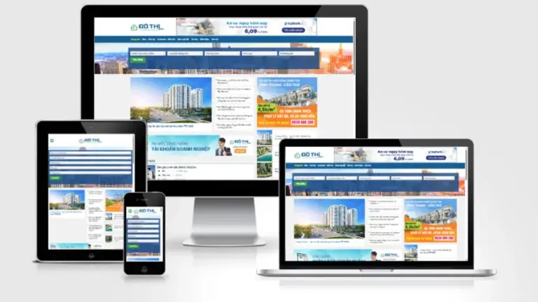 Mẫu website bất động sản nhiều sản phẩm 10