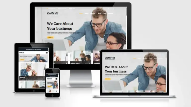 Mẫu  website công ty dịch vụ tài chính