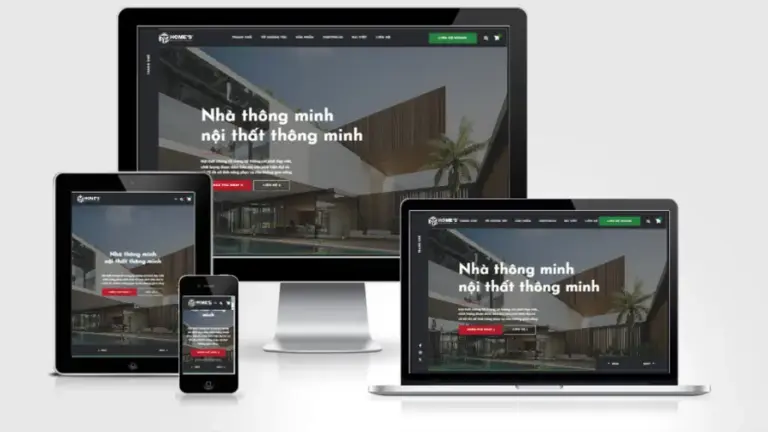 Mẫu website công ty xây dụng