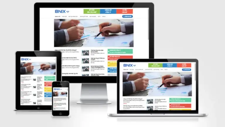Mẫu website dịch vụ kế toán, tài chính 03