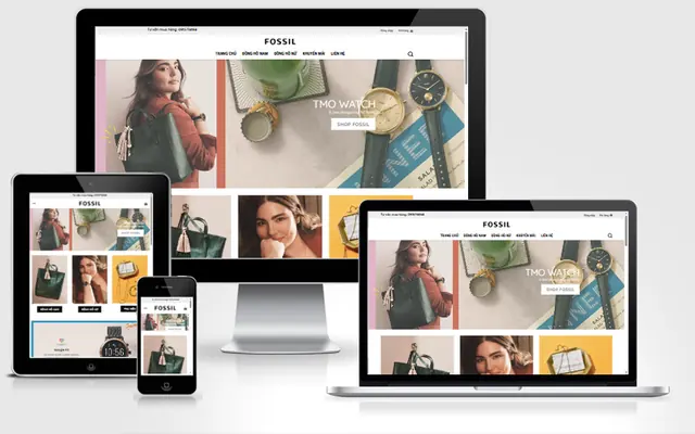 Ảnh chụp giao diện Website bán đồng hồ 03