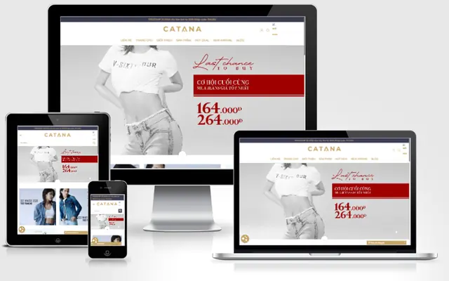 Ảnh chụp giao diện Website bán hàng thời trang 3