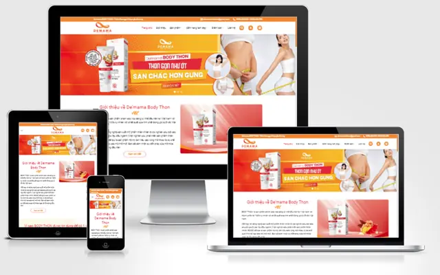 Ảnh chụp giao diện Website bán mỹ phẩm 03