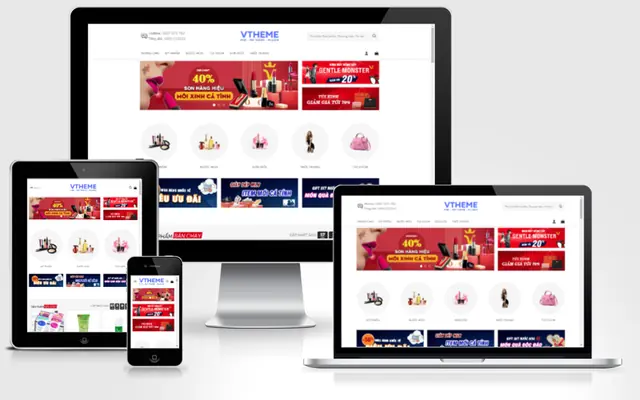 Ảnh chụp giao diện Website bán mỹ phẩm 04