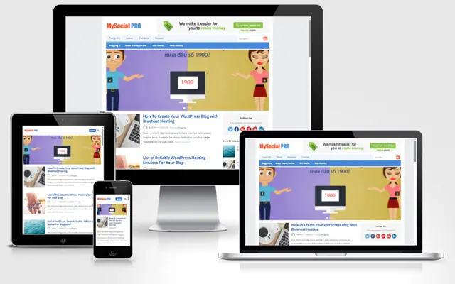 Ảnh chụp giao diện Website blog 02