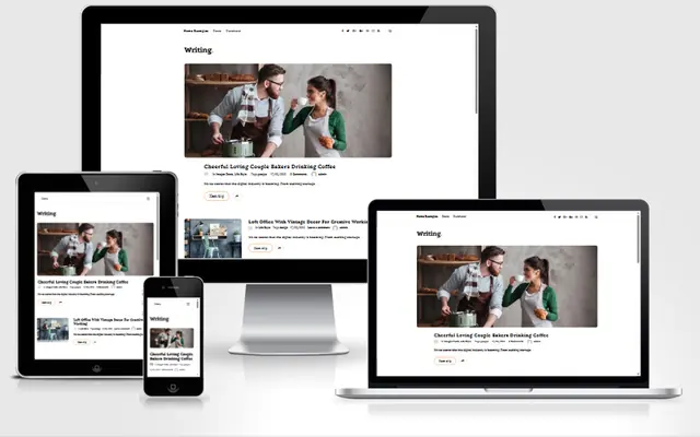 Ảnh chụp giao diện Website blog 05