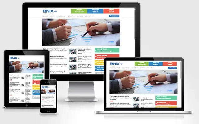Ảnh chụp giao diện Website dịch vụ kế toán, tài chính 03