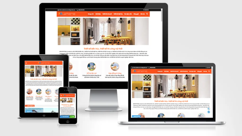 Ảnh chụp giao diện Website bán hàng nội thất 4