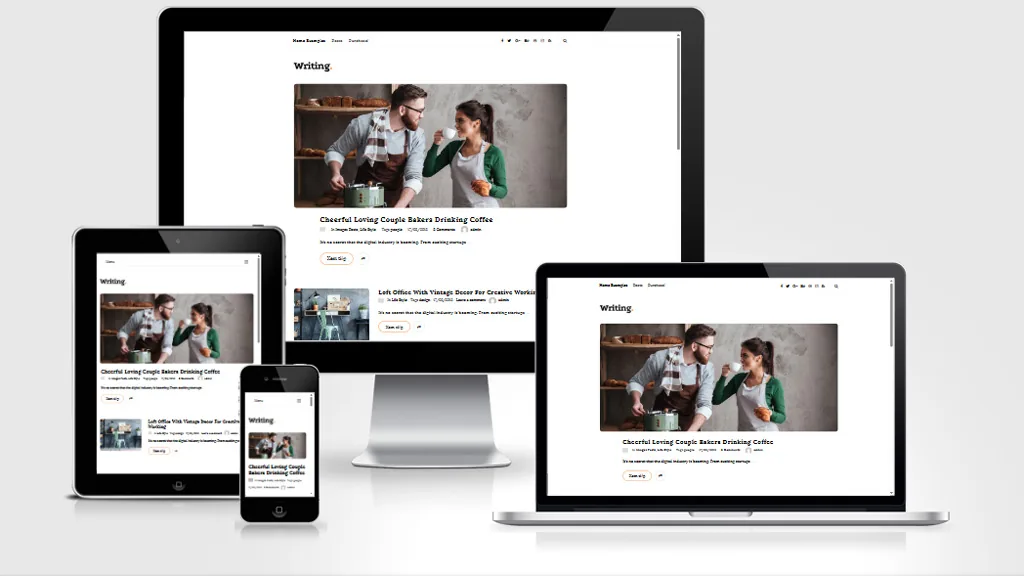 Ảnh chụp giao diện Website blog 05